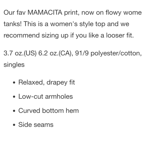 NWOT Riverbabe Threads Mamacita Tank - Picture 4 of 4